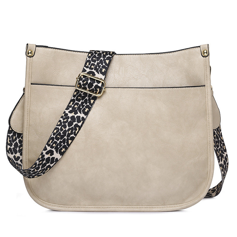 Chic Strap PU Shoulder Tote