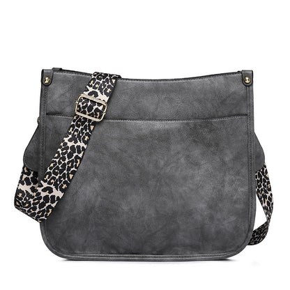 Chic Strap PU Shoulder Tote