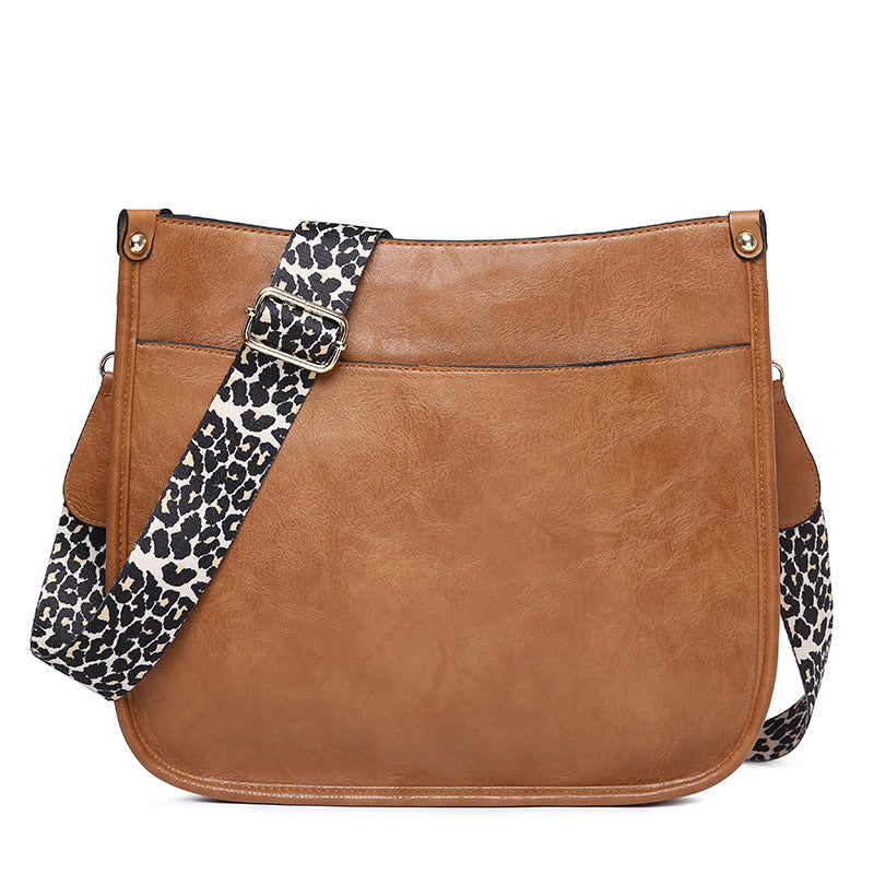 Chic Strap PU Shoulder Tote