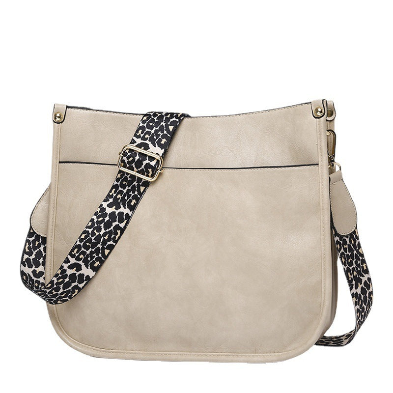 Chic Strap PU Shoulder Tote