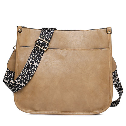 Chic Strap PU Shoulder Tote